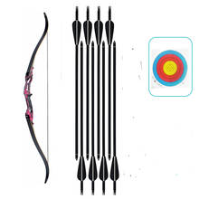 Hunting Recurve Bow, 30-50 Pounds Long, 17 Inches Long, American Bow And Arrow, Used For Archery Outdoor Sports Hunting Practice 2024 - buy cheap