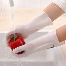 Водонепроницаемые Многоразовые резиновые защитные бытовые перчатки для уборки кухни, мытья одежды, посуда для фруктов, овощей 2024 - купить недорого