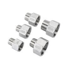 304 Stainless Steel Hexagon Reducer Direct Adapter Male Thread Female Thread Water Pipe Joint DN15 DN20 DN25 DN32 DN40 DN50 DN60 2024 - buy cheap