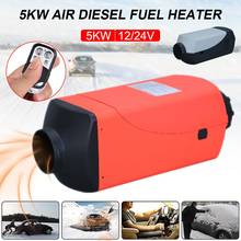 Auxiliary Heater 12V24V 5KW Car Parking Heater With LCD Monitor Air Diesels Fuel Heater Single Hole For Trucks Buses Boats 2024 - buy cheap