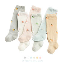 Spring Summer Kids Toddlers Girls Big Bow Knee High Long Soft Cotton Lace Baby Socks 3pair/lot 2024 - buy cheap
