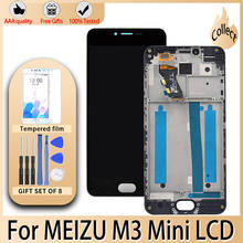 ЖК-дисплей с рамкой для MEIZU M3 Mini, 5,0 дюйма, качество AAA 2024 - купить недорого