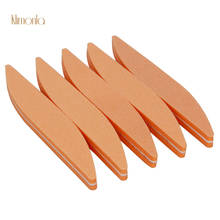 5Pcs Orange Willow leaf Style Professional Nail File Buffer Block For Nail art UV Gel Varnish File Sandpaper Manicure tools 2024 - buy cheap