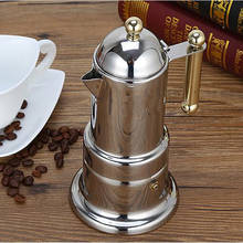 Stainless Steel Espresso Latte Percolator Stove Top Coffee Maker Mocha Pot 2024 - buy cheap