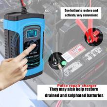 Smart Pulse Repair Charger 12V 6A Car Auto Truck Charging Adapter For Wet Dry Lead Acid Battery With Digital LCD Display 2024 - buy cheap