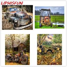 LIPHISFUN Handmade Diamond Embroidery Wild Farm Old Tractor Diamond Painting Cross Stitch Full Drill Square/round Home Decor 2024 - buy cheap