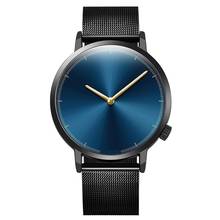 Relógio de pulso dourado masculino, relógio clássico de aço inoxidável quartzo para homens de negócios, em oferta, 2019 2024 - compre barato
