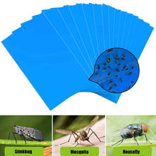 Blue Board Strong Flies Traps Pest Killer Bugs Sticky Board 20pcs Double Side Yard GnatsLeaf Orchard Convenient 2024 - buy cheap