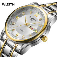 WLISTH Watches Men Masculino Relogio Waterproof Quartz Wristwatch Stainless Steel Dial Casual Bracelet Mens Sport Watch S506 2024 - buy cheap