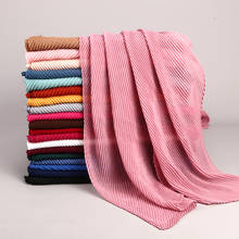 wholesale price 800*180cm women muslim hijab scarf Islamic thin headscarf foulard femme soft long soild shawl head wraps stole 2024 - buy cheap