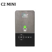 C2 mini projetor 2.4g 5.8g wifi bluetooth portátil proyector android 7.1 led dlp beamer cinema em casa apoio airplay miracast 2024 - compre barato