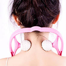 Manual Handheld Cervical Spine Massager Neck Roller Massage Body Pain Relief Health Care Massager Roller 2024 - buy cheap
