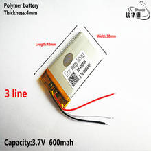 3 line Good Qulity 3.7V,600mAH,403048 Polymer lithium ion / Li-ion battery for TOY,POWER BANK,GPS,mp3,mp4 2024 - buy cheap