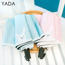 YADA Fashion Cartoon Animal Rabbit Umbrellas Rain uv 3 Folding Umbrella For Children's Women Windproof Umbrellas Female YS200235 2024 - buy cheap