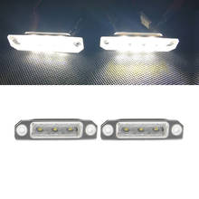 2PCs LED License Number Plate Lamp Light For Ford Flex Taurus Mustang Focus Fusion Mercury Milan Sable Lincoln MKT MKZ MKX MKS 2024 - buy cheap