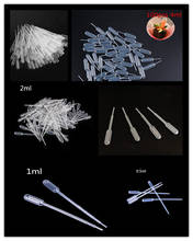 100PCS Practical 0.2 0.5 1 2 3 4ml Transparent Pipettes Disposable safe Plastic Eye Dropper Transfer Graduated Pipettes 2024 - buy cheap