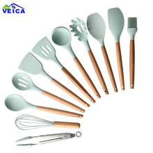 1PC Silicone Kitchen Tools Cooking Sets Soup Spoon Spatula Non-stick Shovel Special Heat-resistant Utensils Kitchenware Set 2024 - buy cheap
