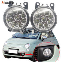 Farol de neblina led para fiat 500 sport 312, 2 peças, 9 peças, substituição, oe 5182426aa h11 12v, halógeno, luzes drl 2024 - compre barato