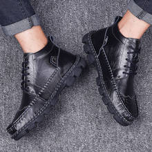 20202 new luxury brand men's winter boots warm thick fur men's ankle boots fashion men's business office dress shoes 2024 - buy cheap