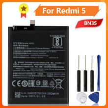 Batería de teléfono Mi BN35 para xiaomi mi Redmi 5, 5,7 ", 5 BN35 Redrice, 3300mAh, batería de repuesto Original + herramienta 2024 - compra barato