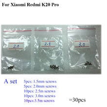 30PCS a set Silver Screw For Xiaomi Redmi K20 Pro k20pro mainboard motherboard Cover Screws Repair Parts Red mi K 20 Pro 2024 - buy cheap