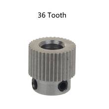 Engranaje de accionamiento Mk7 MK8, rueda de extrusión de polea de engranaje de alimentación de 36 dientes, diámetro de 5mm, extrusora de acero inoxidable, para impresoras 3D 2024 - compra barato