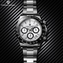 PAGANI DESIGN-Reloj de pulsera de cuarzo para hombre, cronógrafo masculino, resistente al agua hasta 100M, con zafiro japonés VK63 2024 - compra barato