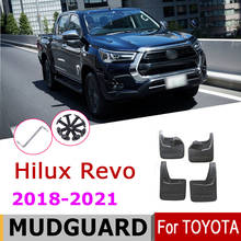 Para-lama para toyota hilux revo 2021-2018, acessórios para carros 2019, proteção contra respingo e lama 2024 - compre barato