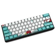 Russian Sea Coral Ukiyo-e Keycap Dye Sublimation OEM Profile For GH60 GK61 GK64 2024 - buy cheap