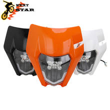 Мотоцикл новый светодиодный головной светильник налобный фонарь лампа светильник для KTM SX EXC EXCF SX SXF XCW 125 150 250 300 350 450 505 530 2024 - купить недорого