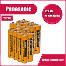 Panasonic-batería recargable AAA 100% Original, 1,2 V, 630mAh, NiHM, carga de veces o 1200 veces, 20 Uds. 2024 - compra barato