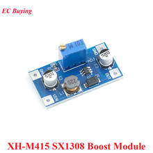 Módulo de fuente de alimentación ajustable SX1308 DC-DC, convertidor de aumento para Kit de bricolaje, entrada de CC, salida de 2-24V, 3-28V, XH-M415 2024 - compra barato