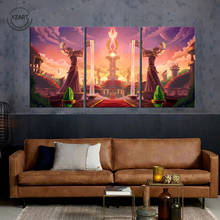 Pintura de póster de "World of Warcraft" (WOW) para decoración del hogar, arte de pared sin marco, juegos de vídeo de Altar de elfos de sangre 2024 - compra barato