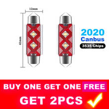 2pcs C5W Led Bulb C10W Canbus Error Free Festoon 31mm 36mm 39mm 41mm Car Interior Lighting LED 3535 Chips 12V 6000K Auto Lamp 2024 - buy cheap