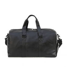 Bolso de viaje informal de cuero PU para hombre, bandolera de gran capacidad, novedad de 2020 2024 - compra barato