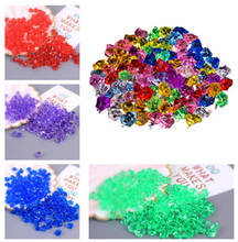 800 unids/lote de piedras decorativas para acuario de 14mm, cristales acrílicos, gemas, jarrones de relleno, guijarros para decoración de fiestas en casa, 500g 2024 - compra barato