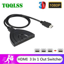 TQQLSS 3D Mini 3 Port HDMI-compatible Switch 1.4b Switcher Splitter 1080P 3 in 1 out Port Hub for DVD HDTV Xbox PS3 PS4 2024 - buy cheap