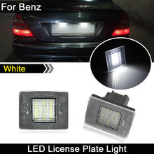 Luz LED blanca para placa de matrícula, para Benz A-CLASS W176 W156 R172 GL-CLASS X166 GLE M-CLASS W166 Vito W447 2024 - compra barato