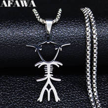 The Circulatory System of The Brain Stainless Steel Necklaces Women Silver Color Necklaces & Pendants Jewelry gargantilla N1178S 2024 - buy cheap
