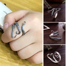 Stainless Steel Octopus-shaped Ring Open Finger Jewelry Adjustable Retro Style Gift for Women Man FS99 2024 - buy cheap