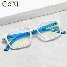 Elbru Fashion Square Reading Glasses Colorful Spring Legs Presbyopic Eyeglasses HD Hyperopia Eyewear Unisex Diopters +1.0 to+3.5 2024 - buy cheap