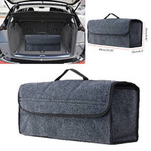 1pc Car Trunk Organizer Storage Box Bag Foldable Soft Felt Auto Car Boot Organizer Travel Tools Stowing Tidying Container Box 2024 - buy cheap