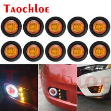 10Pcs 12V 24V LED Small Lamps For Car Decorative Truck Trailer Van Bus Boat Round Side Marker Turn Signal Lights Clearance Lamp 2024 - buy cheap