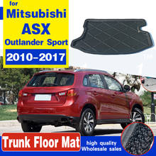 Car Rear Trunk Boot Mat Waterproof Floor Mats Carpet Anti Mud Tray Cargo Liner For Mitsubishi ASX Outlander Sport RVR 2010-2017 2024 - buy cheap