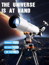 Telescopio astronómico profesional, con Zoom Monocular, gran aumento, HD, espacio astronómico, acampada, senderismo, con trípode 2024 - compra barato