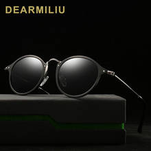 DEARMILIU Aluminum magnesium Frame Men's Sunglasses Polarized Round Sun Glasses Men Eyewear Accessories For Women UV400 Lens 2024 - buy cheap