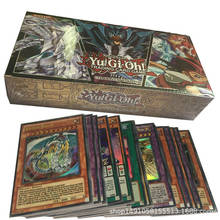 Cartões de jogo para família, 100 peças, original, em inglês, yu gi oh, jogo de cartas tcg, brinquedo de mesa para a família, crianças, presente de natal 2024 - compre barato