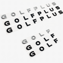 3D Letters Emblem for GOLF NEWGOLF 6 7 GOLFPLUS Car Styling Refitting Middle Trunk Logo Badge Sticker Chrome Matte Glossy Black 2024 - buy cheap