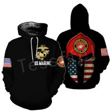 Tessffel America Marine Camo Skull Pullover Soldier Army NewFashion Harajuku 3DPrint Zip/Hoodie/Sweatshirt/Jacket/Men/Women B-17 2024 - buy cheap