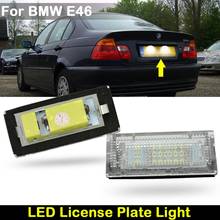 Luz LED blanca para matrícula trasera de coche, para BMW E46, 4D, 5D, 1998-2005, Serie 3, 323i, 325i, 328i, 330i 2024 - compra barato